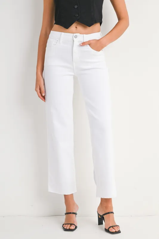 Mid Rise Classic Straight Jean made by Just Black Denim