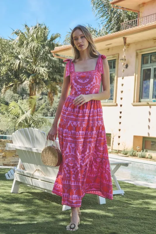 Sun Soaked Tiered Maxi Dress made by Sugarlips