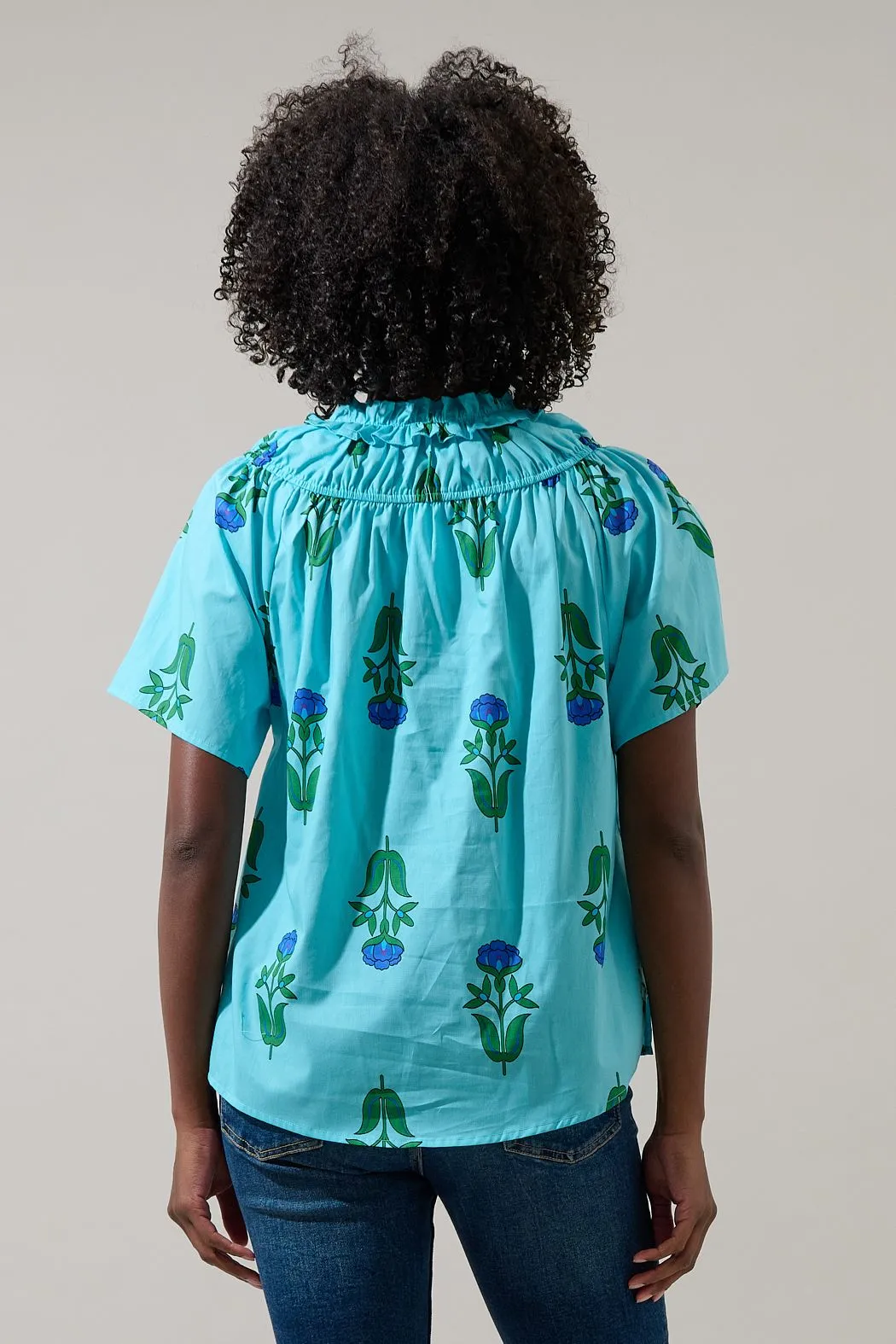Amena Floral Top sold by Madison Boutique product image thumbnail 5