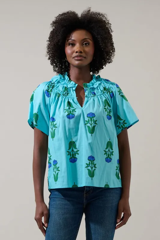 Amena Floral Top made by Sugarlips