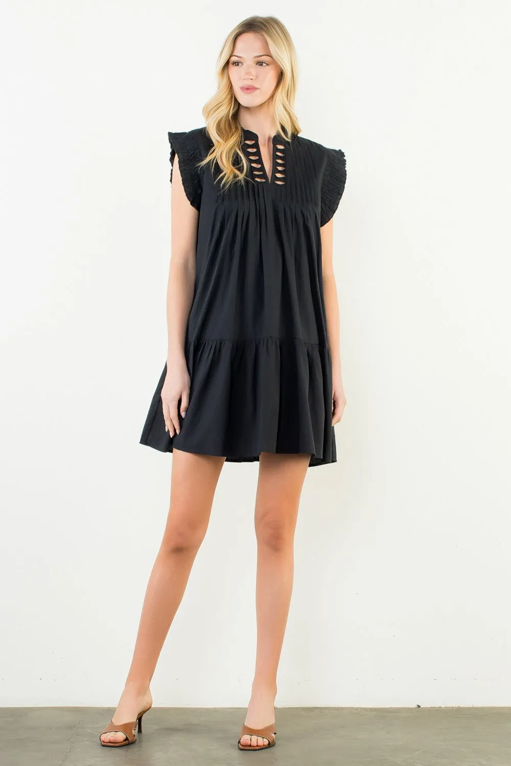 Miller Cutout Split Neck Dress sold by Madison Boutique product image thumbnail 4