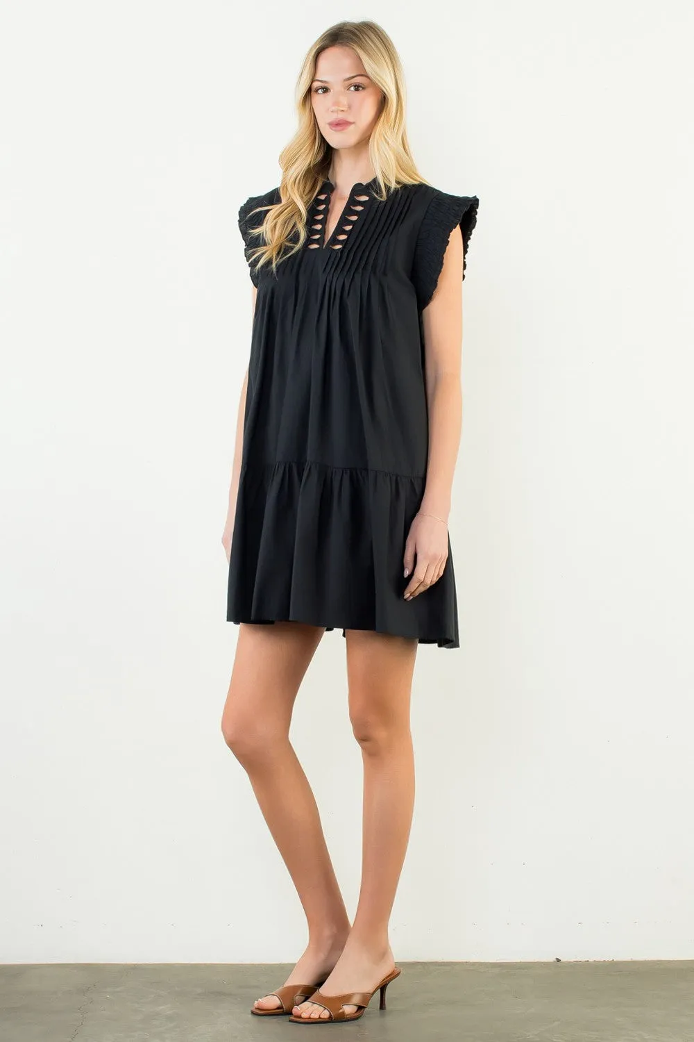 Miller Cutout Split Neck Dress sold by Madison Boutique product image thumbnail 5