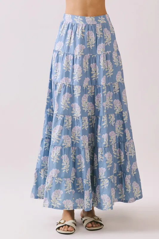 Harmony Floral Maxi Skirt made by TCEC