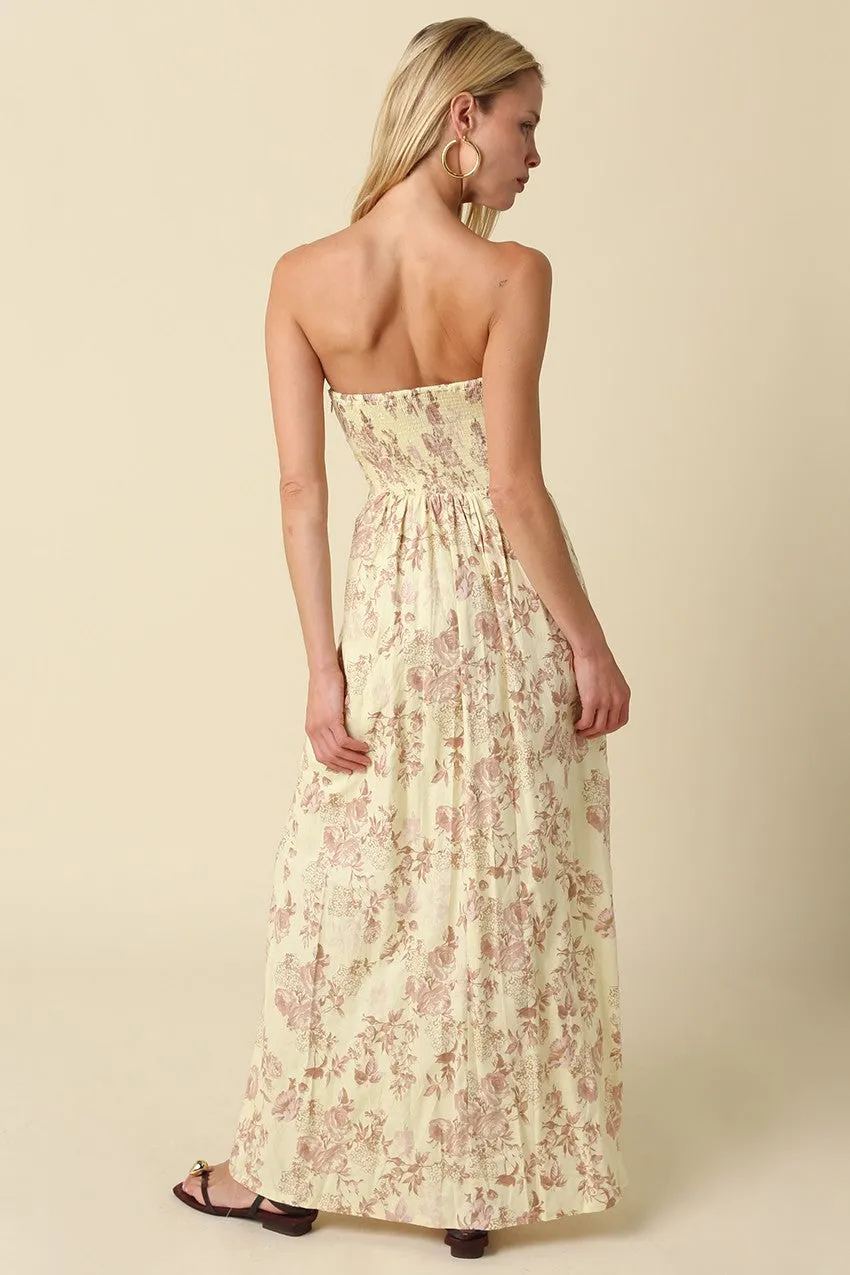 Penelope Floral Strapless Maxi sold by Madison Boutique product image thumbnail 4