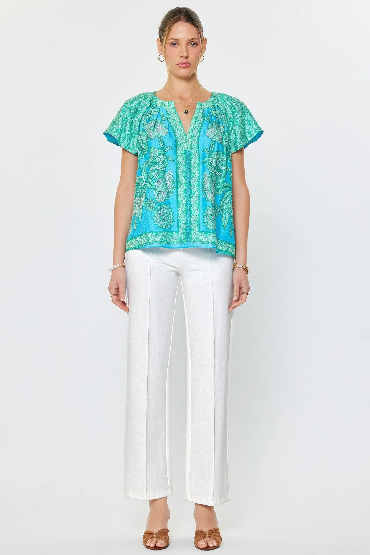 Justine Printed Blouse sold by Madison Boutique product image thumbnail 5