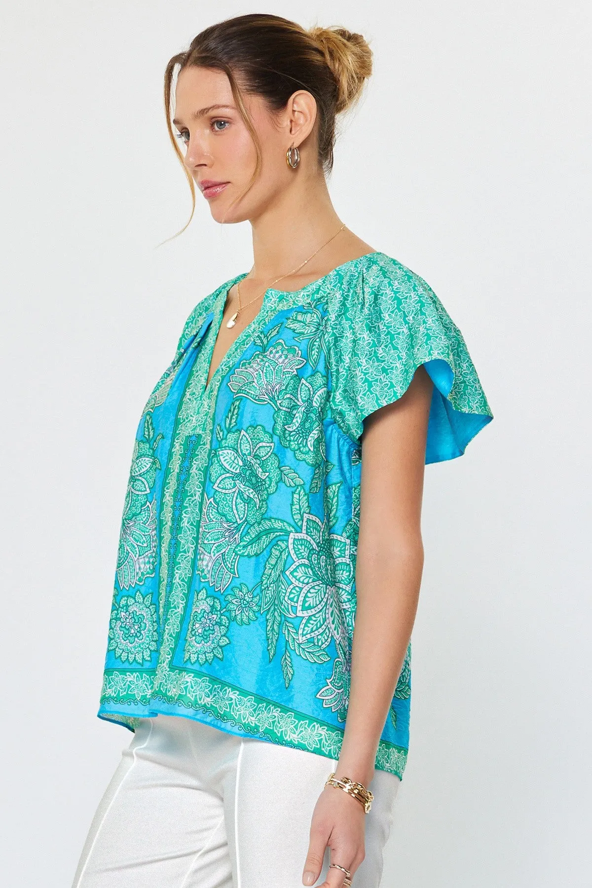 Justine Printed Blouse sold by Madison Boutique product image thumbnail 2