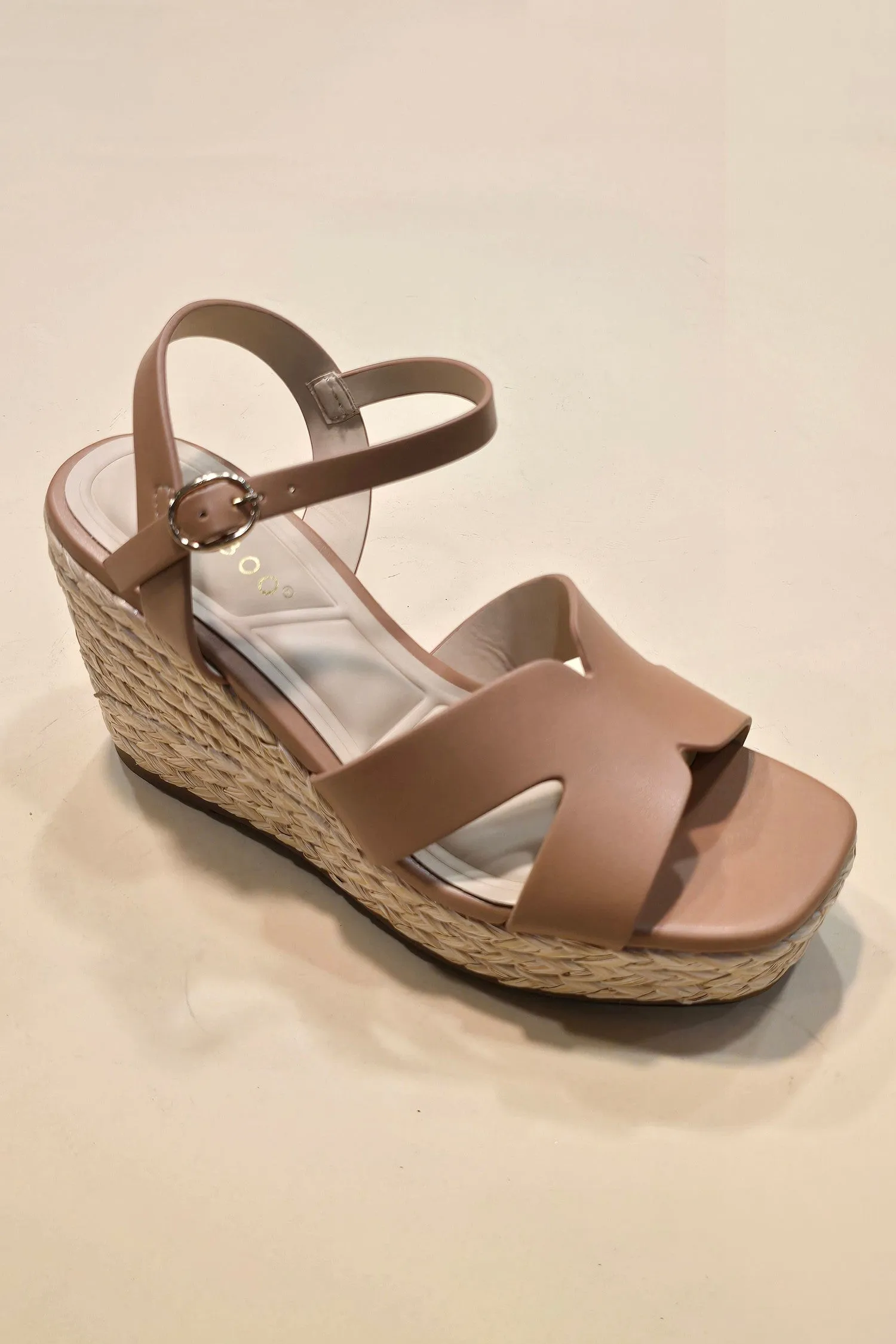 Braided Raffia Platform Wedge sold by Madison Boutique product image thumbnail 4