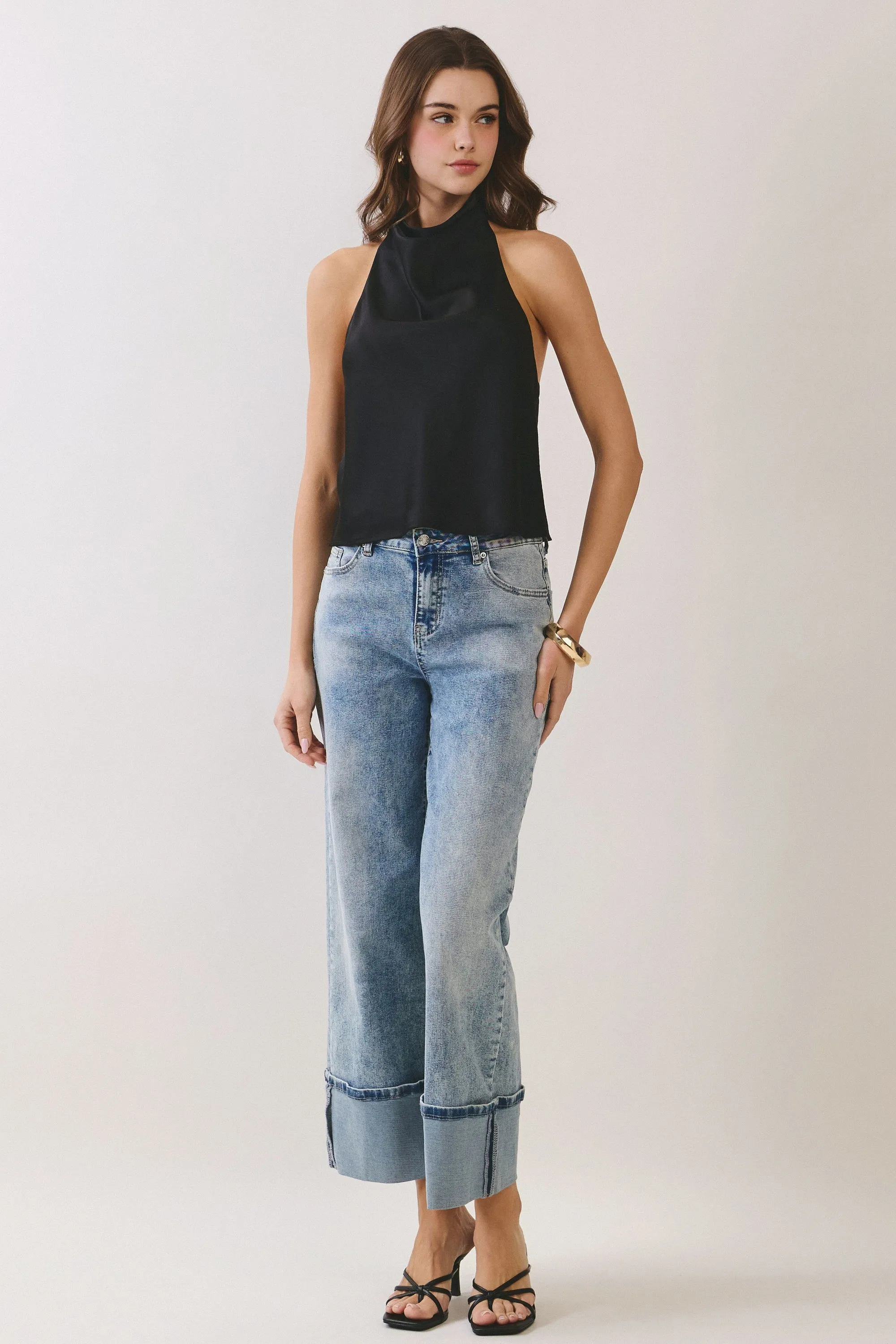 Kaitlyn Open Back Halter Top sold by Madison Boutique product image thumbnail 5