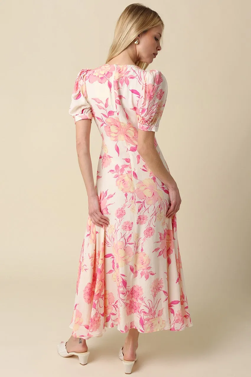 Manchester Floral Midi Dress sold by Madison Boutique product image thumbnail 4
