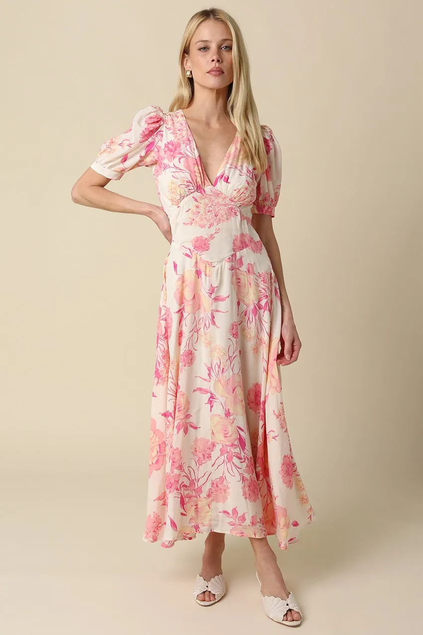 Manchester Floral Midi Dress sold by Madison Boutique product image thumbnail 3