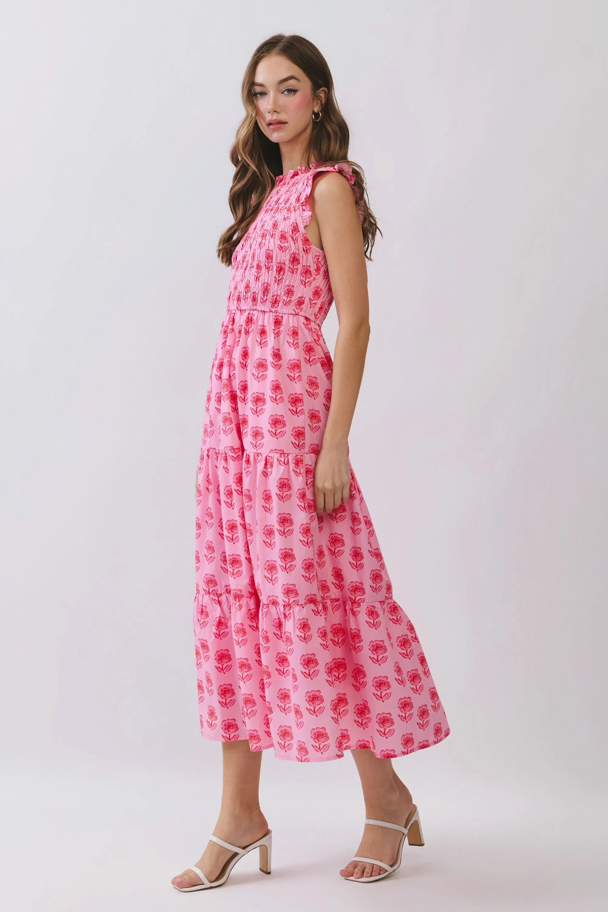 Annette Floral Midi Dress sold by Madison Boutique product image thumbnail 4