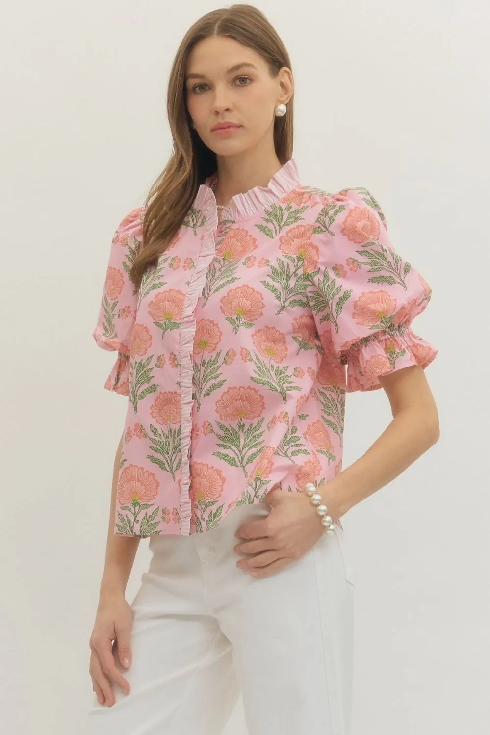 Marlene Floral Print Top sold by Madison Boutique product image thumbnail 3