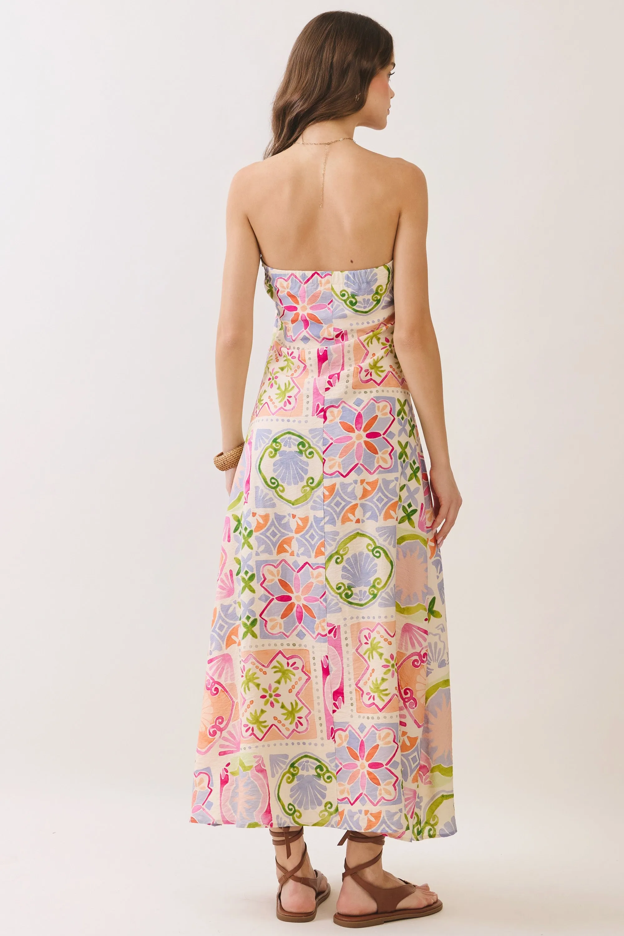 Teyana Tile Print Maxi Dress sold by Madison Boutique product image thumbnail 4