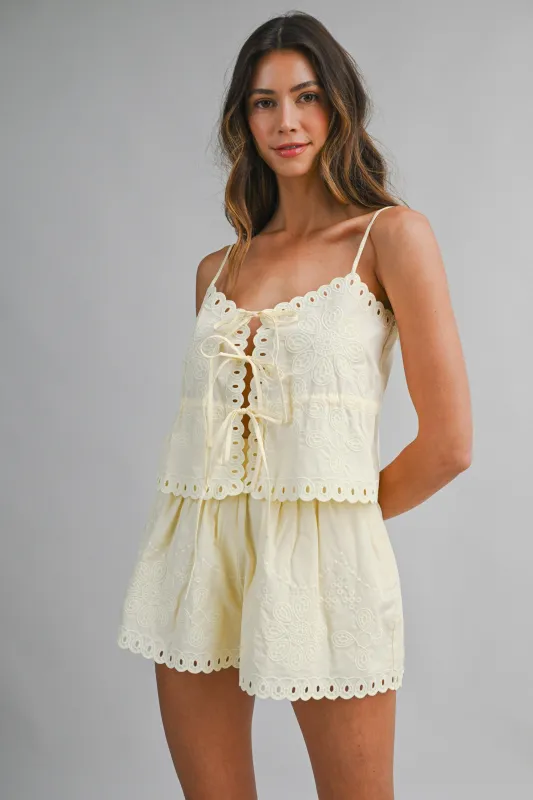 Laguna Embroidered Set made by MABLE