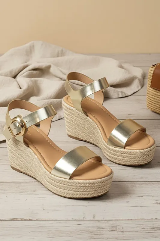 Jena Espadrille Wedge made by Soda