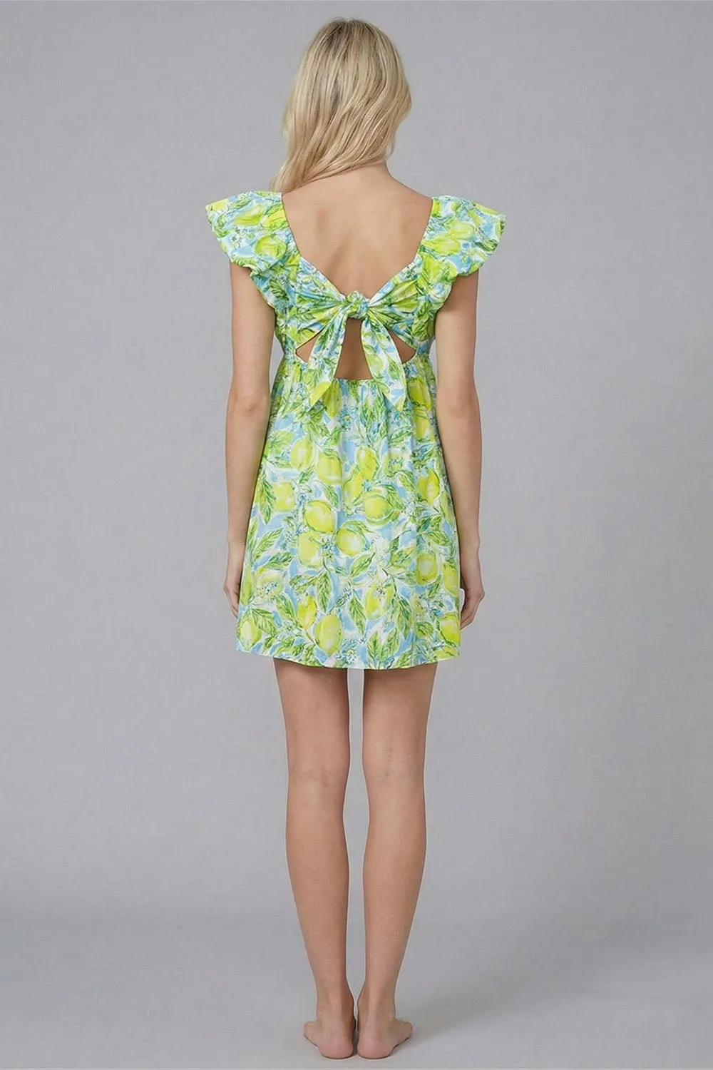 Citrus Splash Poplin Dress sold by Madison Boutique product image thumbnail 2