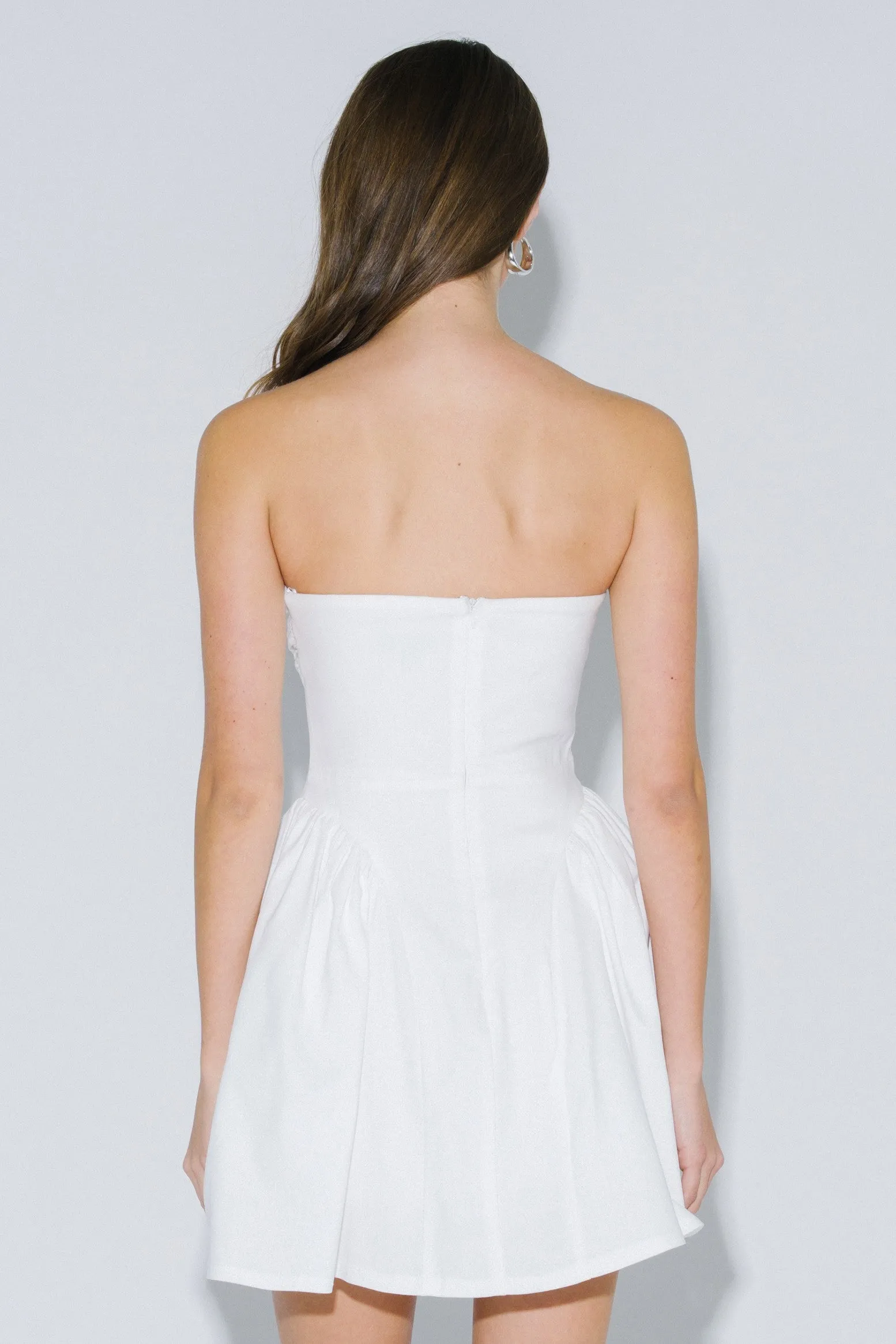 Ciara Ruched Strapless Dress sold by Madison Boutique product image thumbnail 3