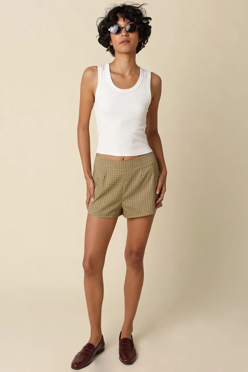 Mason Ribbed Tank, White sold by Madison Boutique product image thumbnail 3