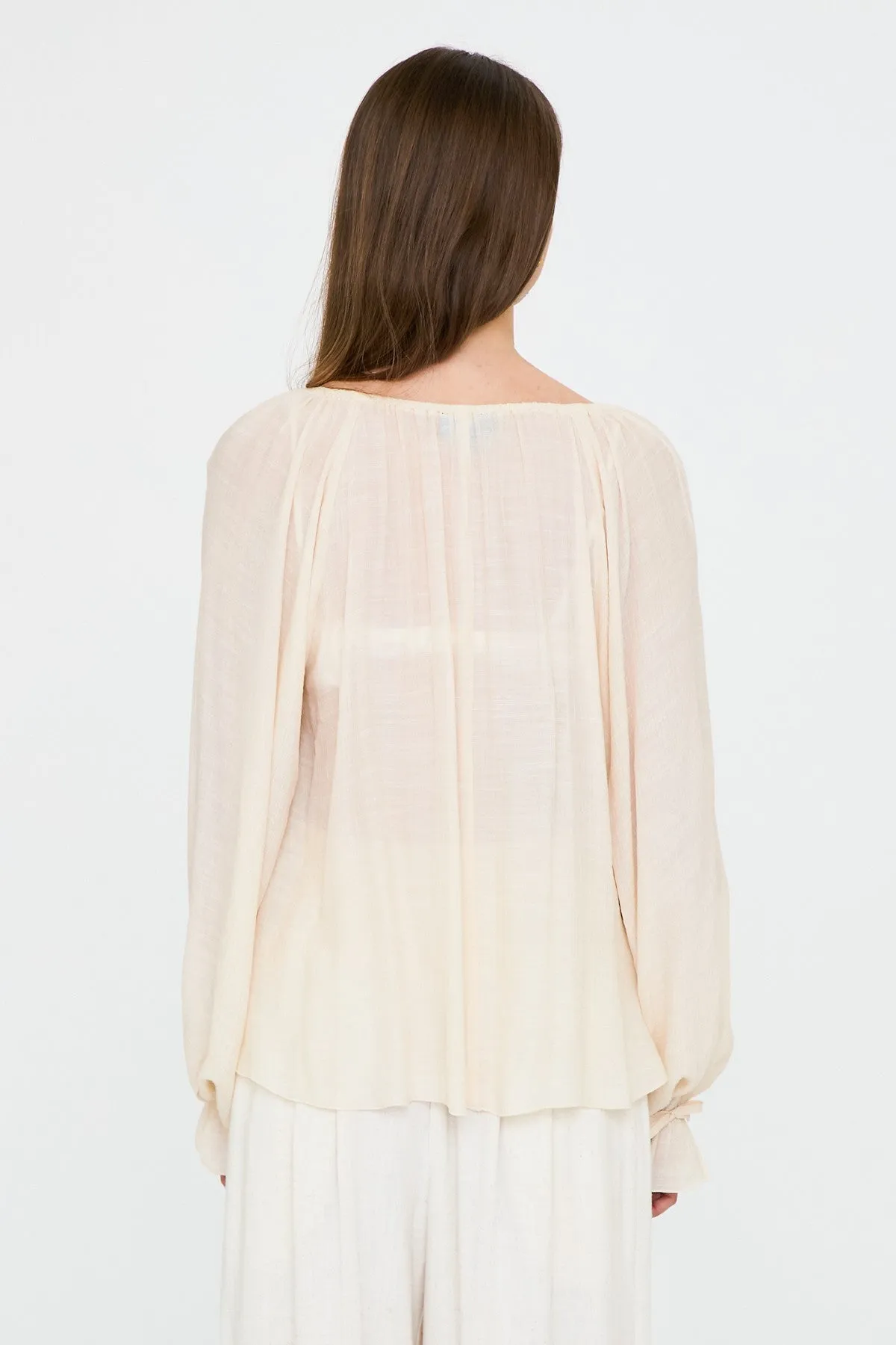 Bianca Flowy Ruffle Blouse sold by Madison Boutique product image thumbnail 5