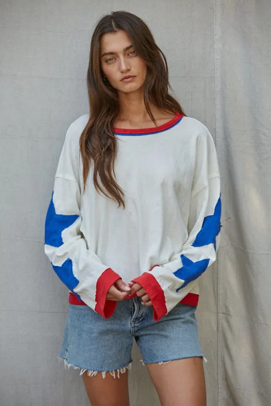 Stadium Star Long Sleeve Tee made by By Together