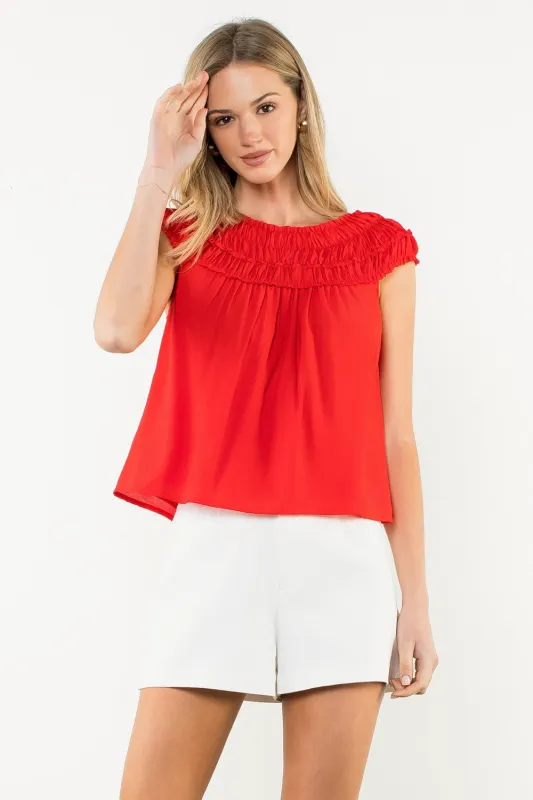 Contessa Smocked Top made by THML