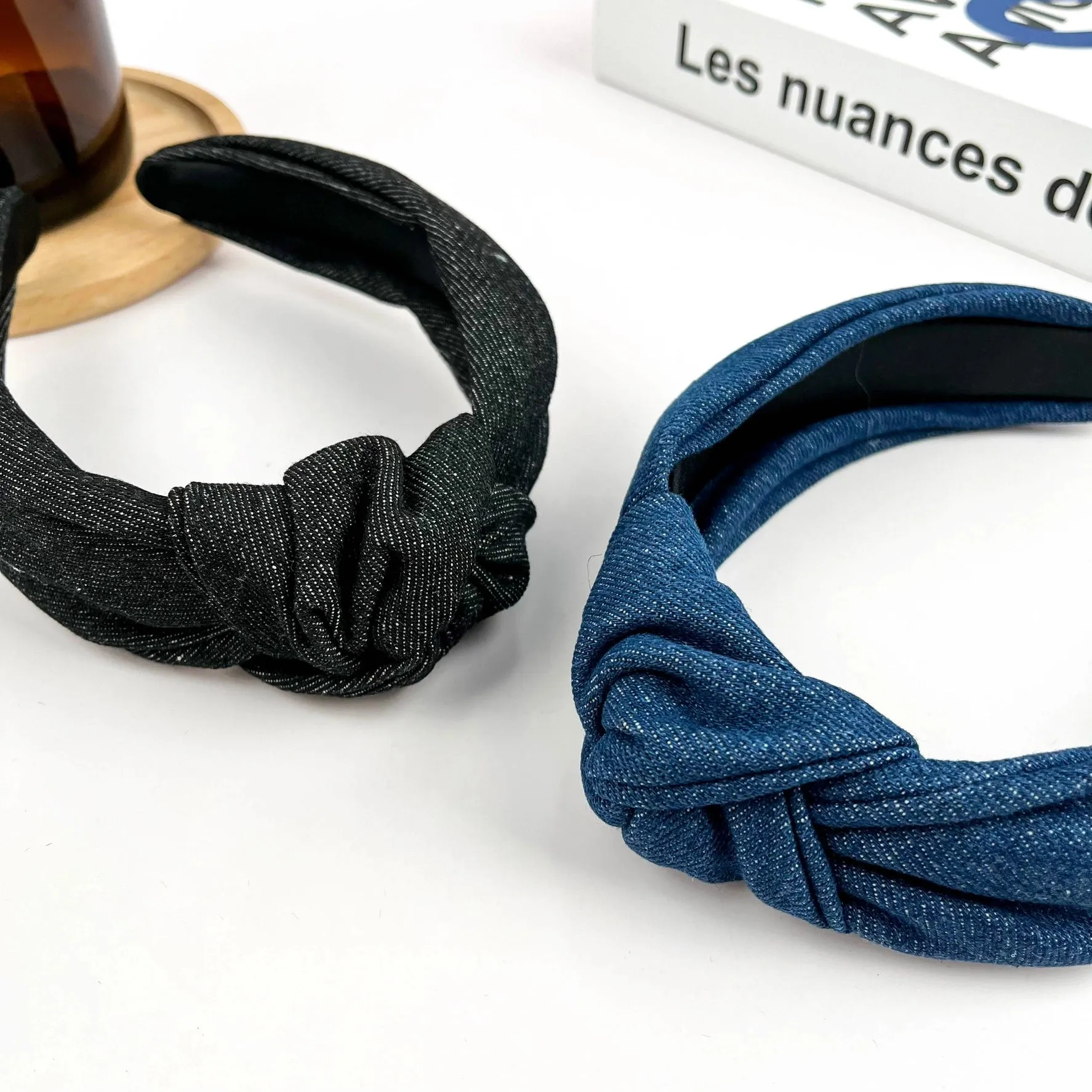 Denim Knot Headband sold by Madison Boutique product image thumbnail 4