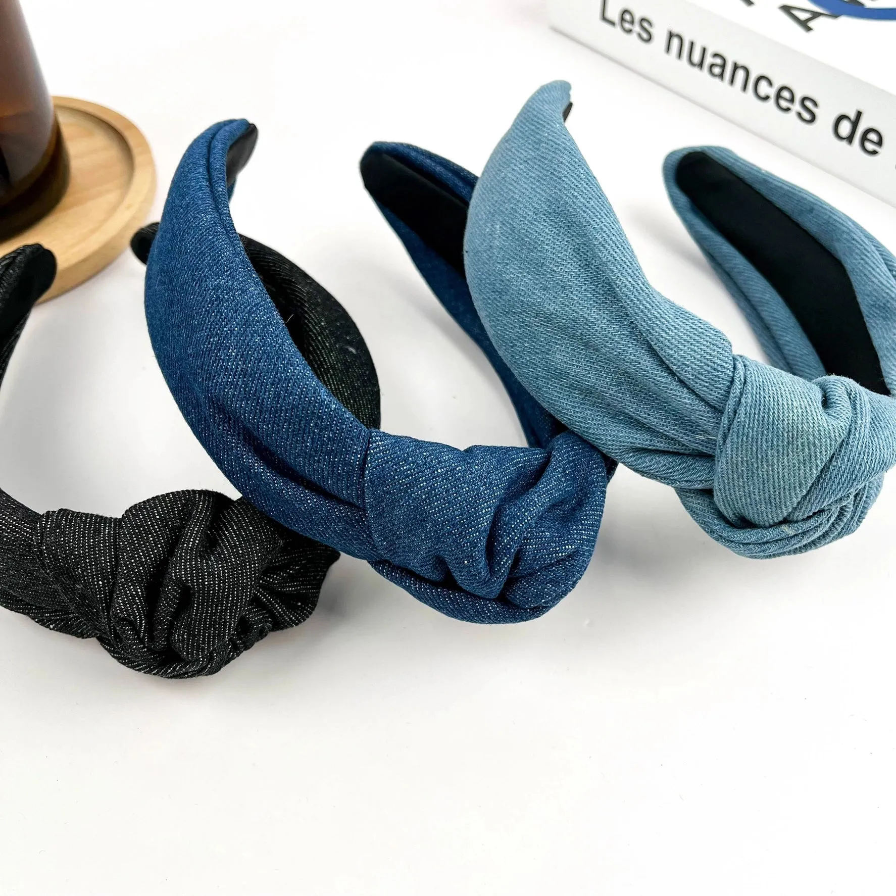 Denim Knot Headband sold by Madison Boutique product image thumbnail 3