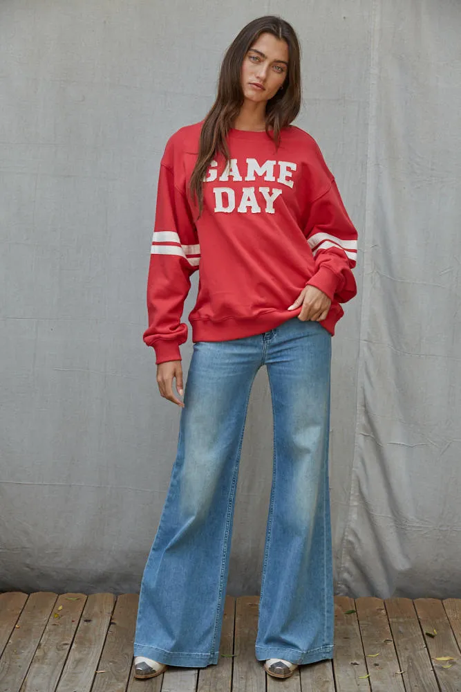 Sideline Game Day Sweatshirt sold by Madison Boutique product image thumbnail 2