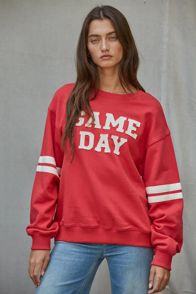 Sideline Game Day Sweatshirt sold by Madison Boutique