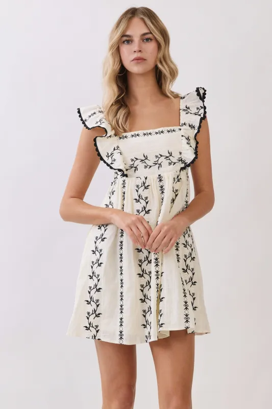 Lillian Embroidered Dress made by TCEC