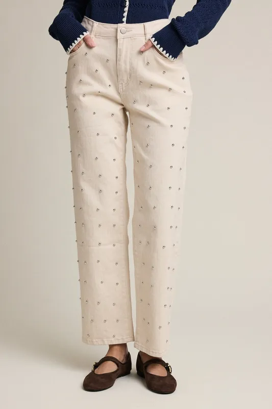 Antwerp Studded Jeans made by Raisonnel