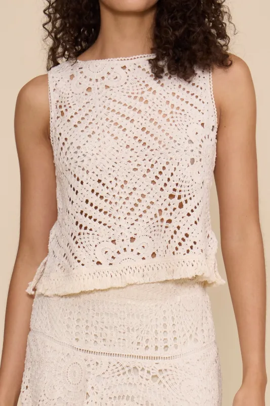 Anya Crochet Top made by Lucy Paris