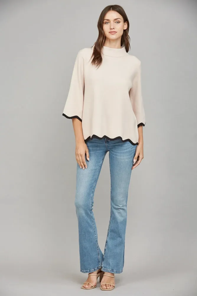 Mirabel Mock Neck Sweater sold by Madison Boutique product image thumbnail 5