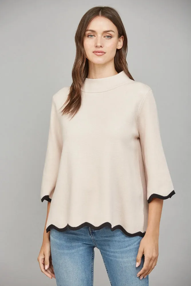 Mirabel Mock Neck Sweater sold by Madison Boutique product image thumbnail 2