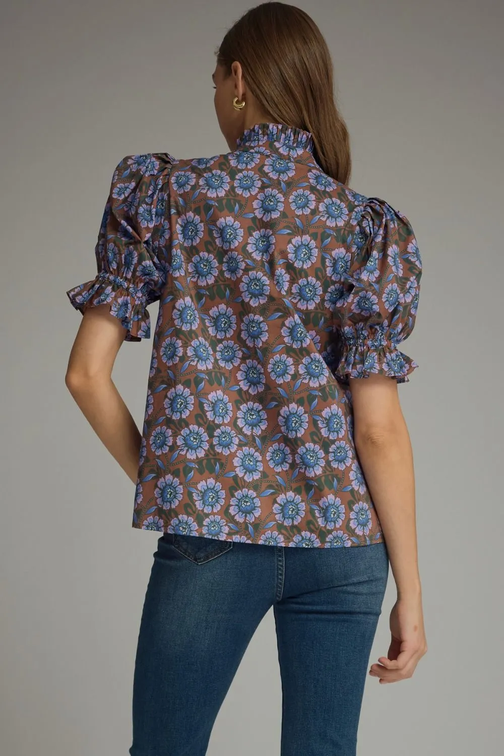 Belle Floral Print Blouse sold by Madison Boutique product image thumbnail 5