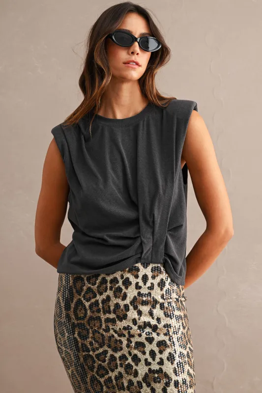 Boulevard Twist Front Top made by MABLE