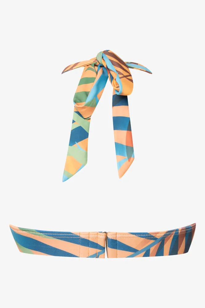 FERN PRINT HALTER NECK BIKINI TOP ASSTD sold by Ackermas product image thumbnail 2