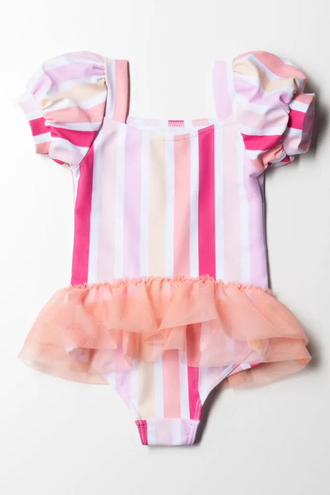 Peppa Pig puff sleeve tutu swimsuit multi sold by Ackermas product image thumbnail 4