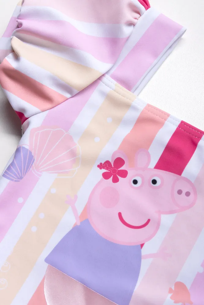 Peppa Pig puff sleeve tutu swimsuit multi sold by Ackermas product image thumbnail 2