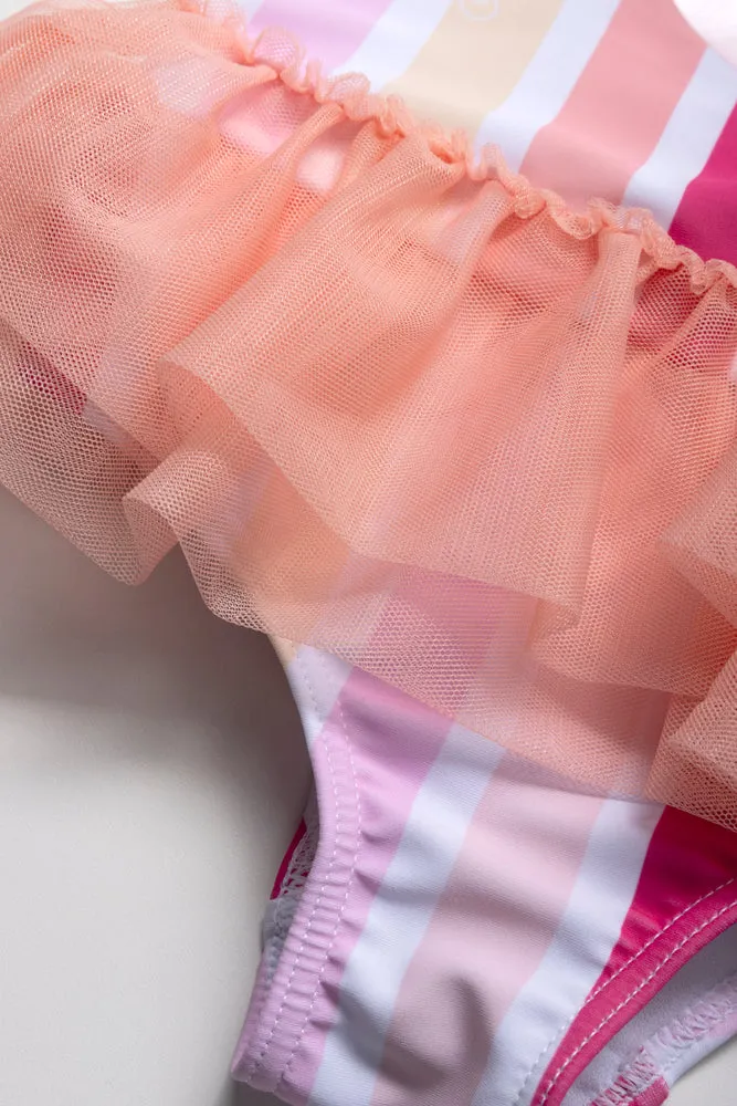 Peppa Pig puff sleeve tutu swimsuit multi sold by Ackermas product image thumbnail 3