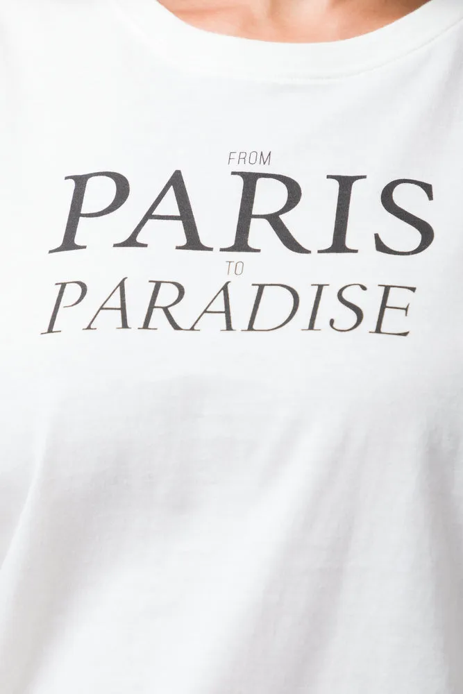 Placement Printed Tee Milk Paris sold by Ackermas product image thumbnail 4