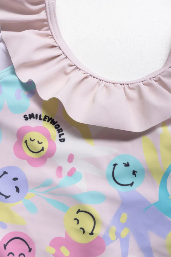 Smiley Frill Swimsuit Multi sold by Ackermas product image thumbnail 2