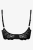 2 Pack Big Lace Summer Non Padded Underwire Black & Natural sold by Ackermas