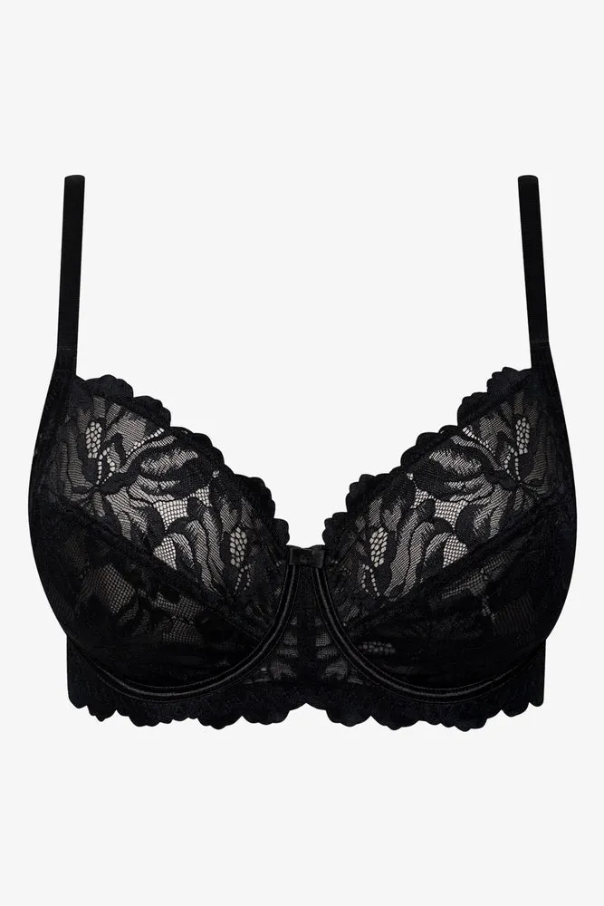 2 Pack Big Lace Summer Non Padded Underwire Black & Natural sold by Ackermas product image thumbnail 2