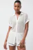 Crochet Shirt White sold by Ackermas
