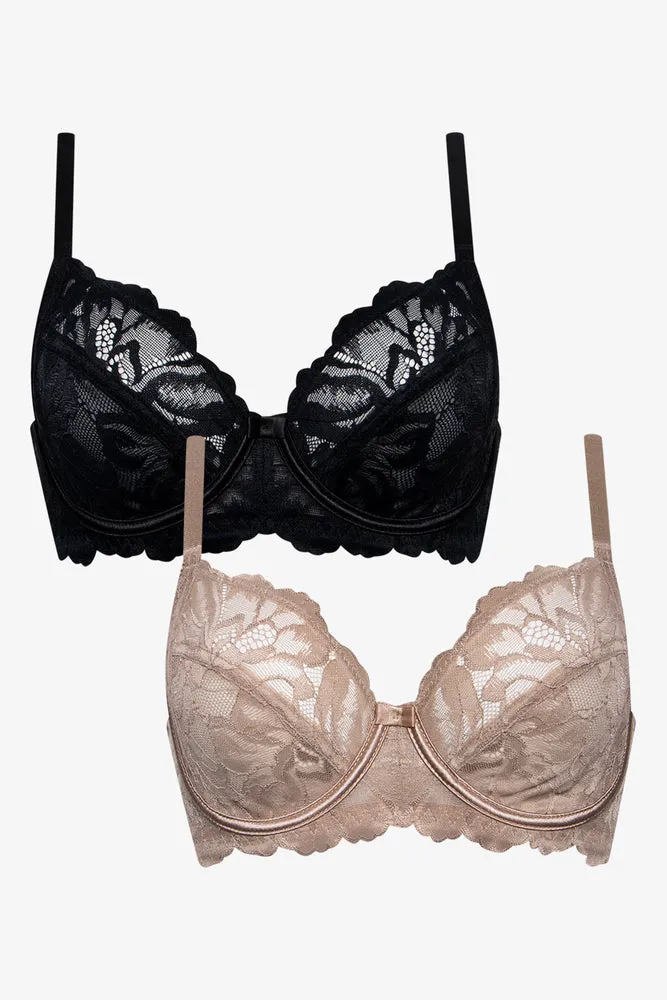 2 Pack Summer Lace Non Padded Underwire sold by Ackermas product image thumbnail 2