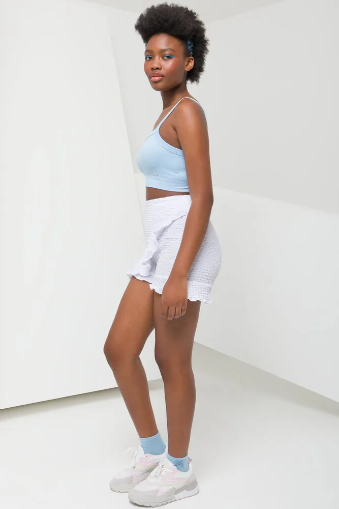 Seamless Crop Vest Light Blue sold by Ackermas product image thumbnail 2