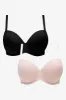 2 Pack Smooth Multiway Bras Black & Pink sold by Ackermas