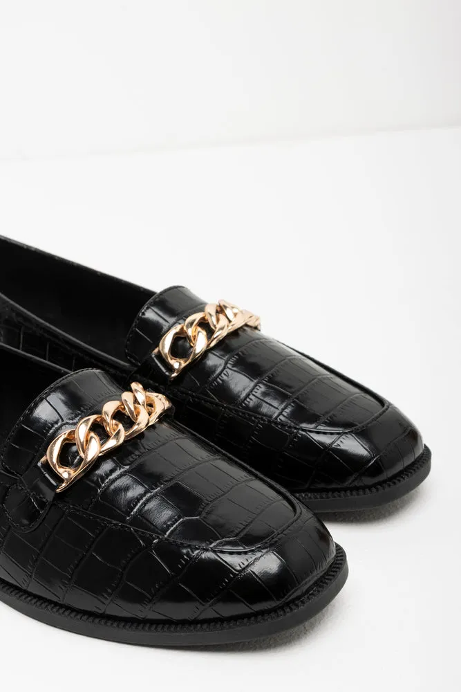 Croc Chain Loafer Black sold by Ackermas product image thumbnail 3