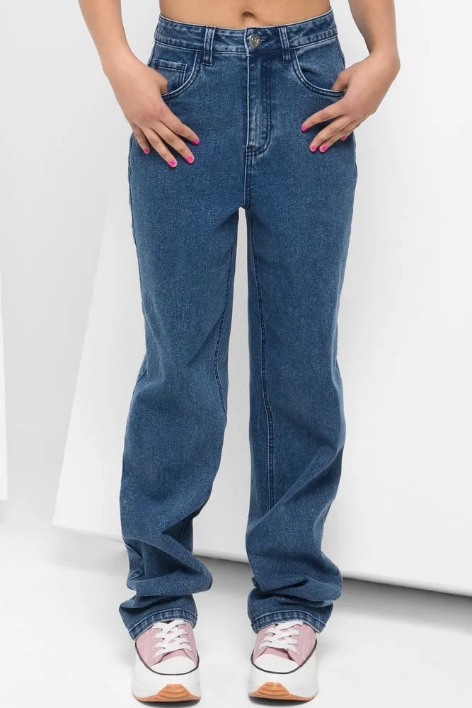 Straight Leg Denim Jeans Blue sold by Ackermas product image thumbnail 2